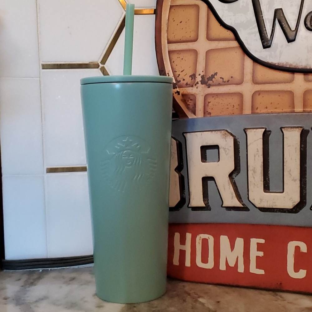 NWT Tiffany Blue Starbucks Tumbler - 16oz.